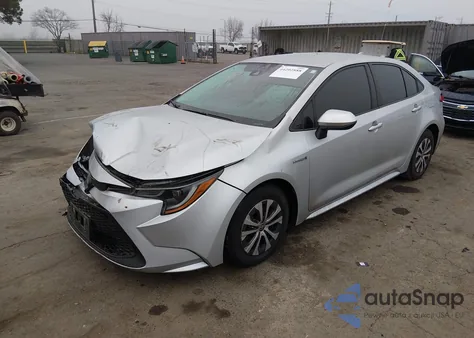 2021 Toyota Corolla Hybrid Le из США, поврежденный, VIN JTDEAMDE1MJ018359